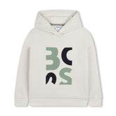 Light Beige Graphic Hoodie
