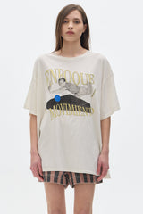 Boxy T-Shirt_Focus Cream