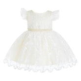 Ivory Anavelle Lace Pearl Dress