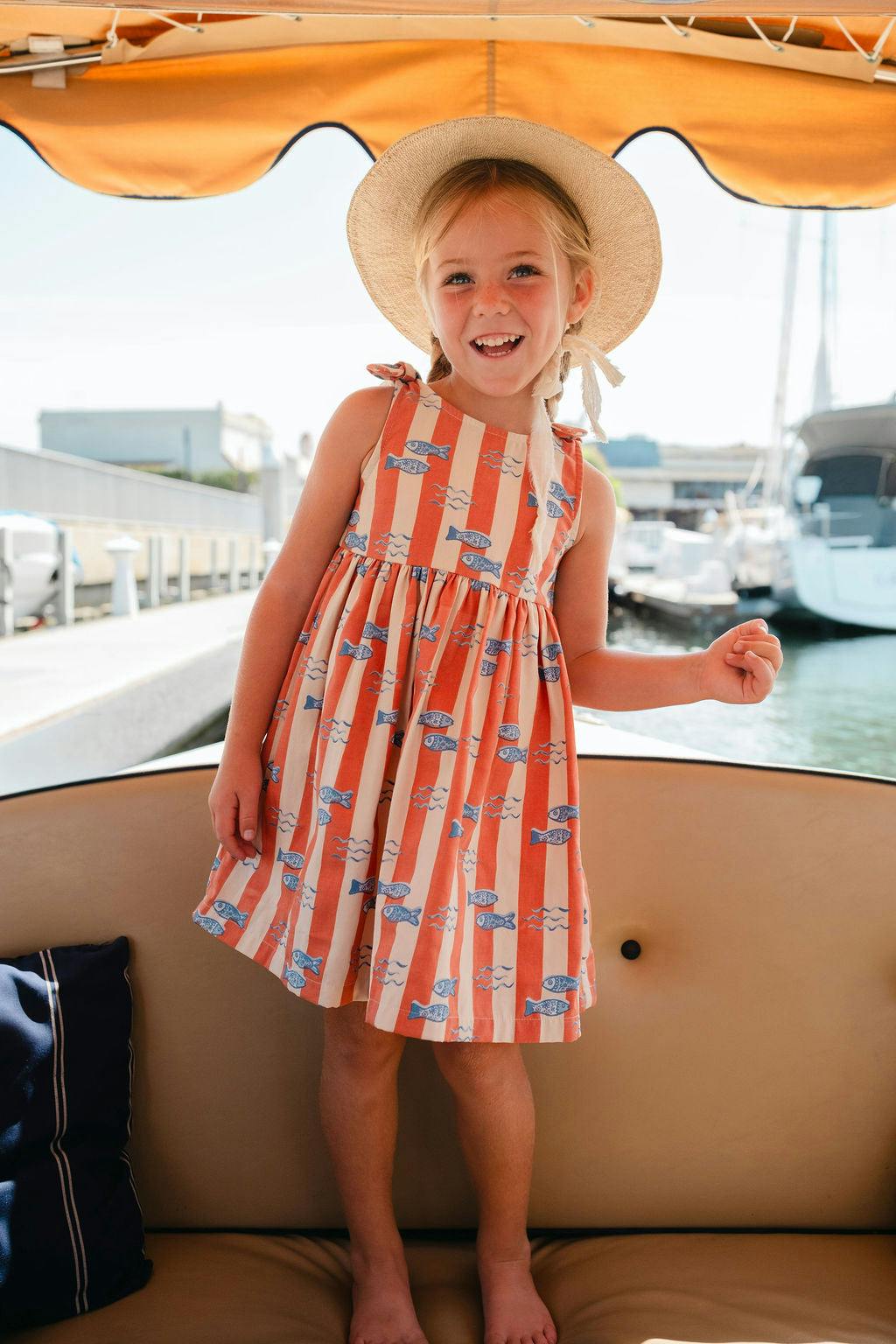 Piper Dress in Fiori di Mare