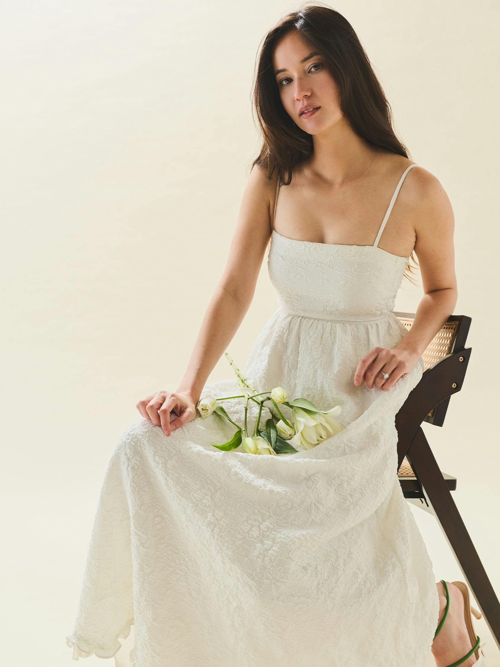 Gavin Dress, Chapel White Floral