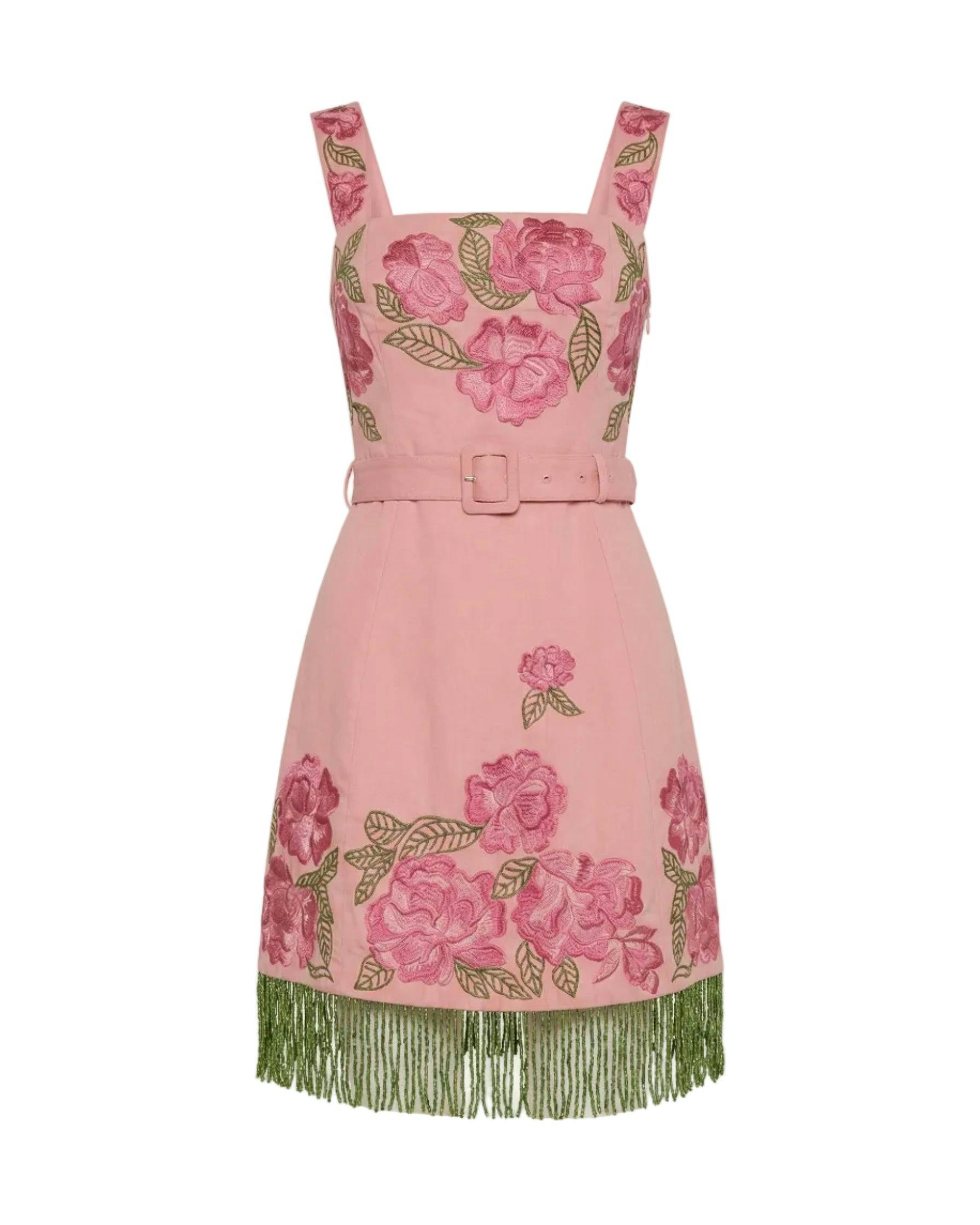 Sarah Bird Mini Dress, Pink Pop Floral