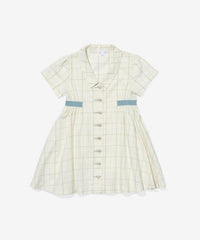 Shirt Dress, Seafoam Plaid