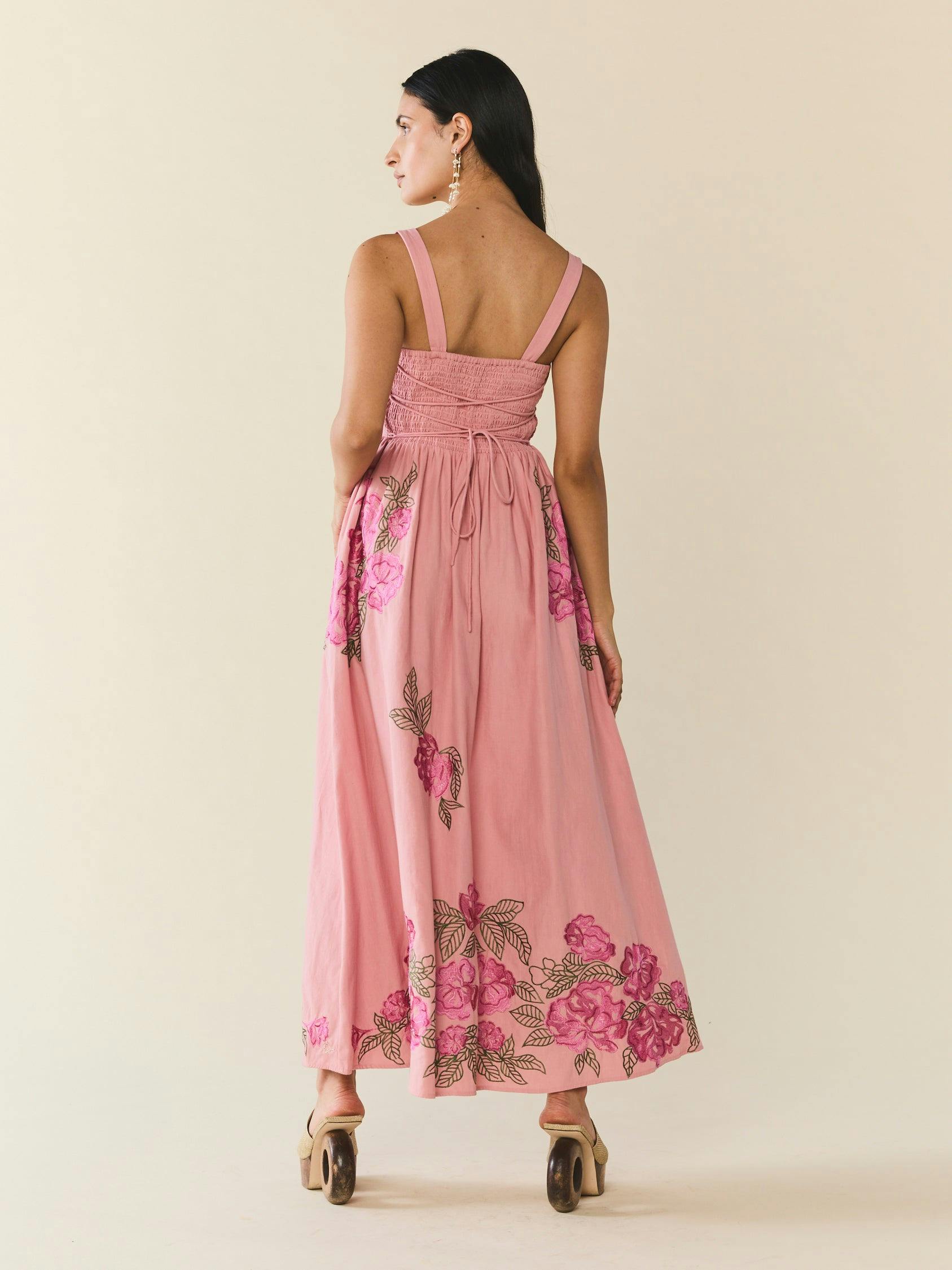 Gavin Dress, Pink Pop Floral