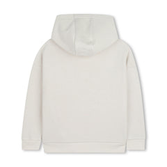 Light Beige Graphic Hoodie